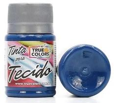 Tinta para tecido cor 1183 - azul marinho - 37 ml - true colors Tinta para tecido cor 1183 - azul marinho - 37 ml - true colors