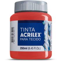 Tinta para Tecido Fosca 250ML Vermelho Vivo PCT.C/03 Tinta para Tecido Fosca 250ML Vermelho Vivo PCT.C/03