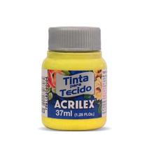 Tinta para tecido fosca 37ml acrilex