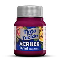 Tinta para tecido fosca 37ml acrilex