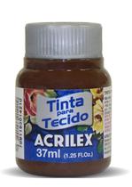 Tinta para tecido fosca 37ml acrilex
