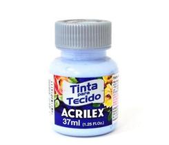 Tinta para tecido fosca 37ml azul bebe acrilex