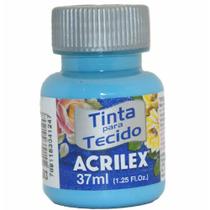 Tinta Para Tecido Fosca 37ml Azul Celeste 503 Acrilex - 12un