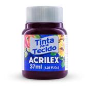 Tinta para tecido fosca 37ml berinjela acrilex