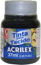 Tinta Para Tecido Fosca 37ml - Preto Fosco Acrilex