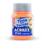 Tinta para tecido fosca 37ml salmao acrilex