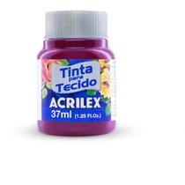 Tinta para tecido fosca 37ml uva acrilex