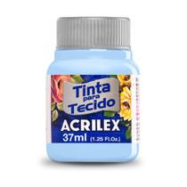 Tinta para Tecido Fosca Acrilex 37ml Cor Azul Bebê 811