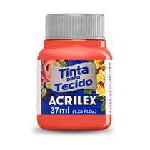 Tinta para Tecido Fosca Acrilex 37ml Cor Coral 586