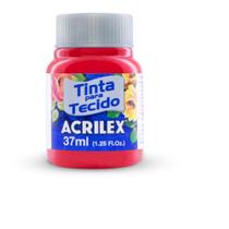 Tinta para Tecido Fosca Acrilex 37ML Vermelho Natal Tinta para Tecido Fosca Acrilex 37ML Vermelho Natal