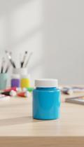 Tinta para Tecido Fosca Azul Celeste 250ml Tinta para Tecido Fosca Azul Celeste 250ml