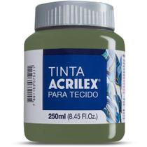 Tinta para Tecido Fosca Verde Oliva 250ML - Pacote com 3 Unidades Tinta para Tecido Fosca Verde Oliva 250ML - Pacote com 3 Unidades