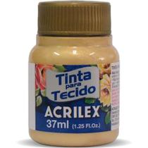 Tinta para Tecido Metalica 37ML Ouro Tinta para Tecido Metalica 37ML Ouro