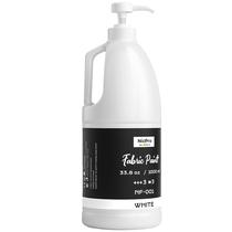Tinta para tecido Nicpro branca 1000 ml permanente e atóxica Tinta para tecido Nicpro branca 1000 ml permanente e atóxica