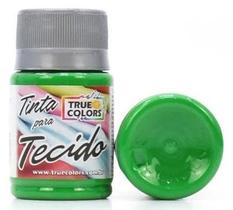 Tinta para tecido true colors cor 1074 - verde folha 37 ml Tinta para tecido true colors cor 1074 - verde folha 37 ml