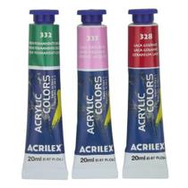 Tinta para Tela Acrylic Colors 20ml - Acrilex Tinta para Tela Acrylic Colors 20ml - Acrilex