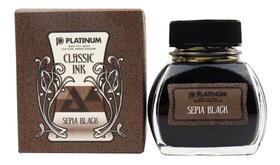 Tinta Para Tinteiro Platinum Classic 60ml Sepia Black