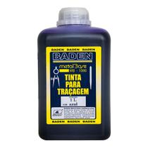 Tinta para traçagem azul 1 litro - baden mb-1000