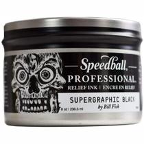 Tinta Para Xilo Speedball Supergraphic Black 236,5Ml