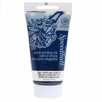 Tinta Para Xilogravura Ink Speedball Preto 75ml 3500