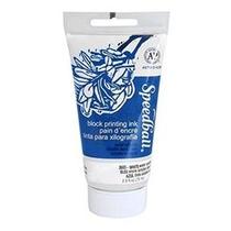 Tinta Para Xilogravura Speedball 75ml Branco 3503 Base Água