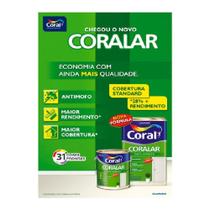 Tinta Parede Acrilica Coral Coralar 3,6l Branco