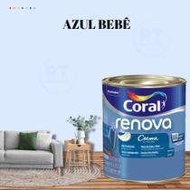 Tinta Parede Azul Marinho Acrílica Fosca Renova 800ml