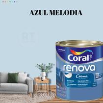 Tinta Parede Azul Marinho Acrílica Fosca Renova 800ml