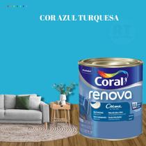 Tinta Parede Azul Marinho Acrílica Fosca Renova 800ml