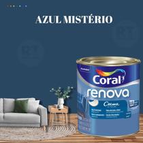 Tinta Parede Azul Marinho Acrílica Fosca Renova 800ml