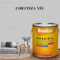 Tinta Parede Cinza Acrílica Brasinil Anti Mofo 3,2l