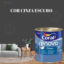 Tinta Parede Cinza Renova Acrílica Fosca 800ml