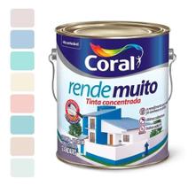 Tinta Parede Fosca Rende Muito Coral Concentrada 3,2l