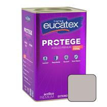 Tinta Parede Fosco Lavável Protege Eucatex 18L Cinza Prata