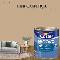 Tinta Parede Marrom Acrílica Fosca Renova 800ml - Coral