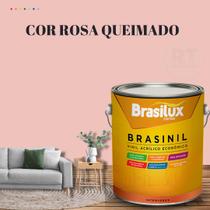 Tinta Parede Rosa Acrílica Brasinil Anti Mofo 3,2l