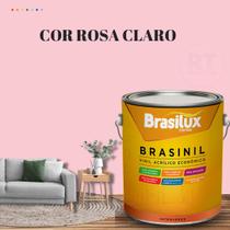 Tinta Parede Rosa Acrílica Brasinil Anti Mofo 3,2l