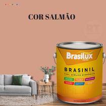 Tinta Parede Rosa Acrílica Brasinil Anti Mofo 3,2l