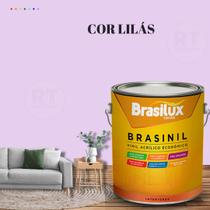Tinta Parede Roxa Acrílica Brasinil Anti Mofo 3,2 l