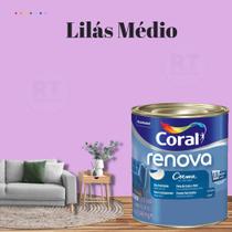 Tinta Parede Roxo Açaí Acrílica Fosca Coral Renova 800ml