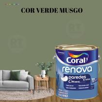 Tinta Parede Verde Acrílica Fosca Coral Renova 3,2L