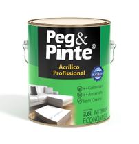 Tinta Peg e Pinte Látex Acrílico Profissional Eucatex 3,6L