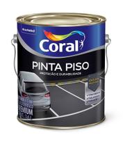 Tinta Pinta Piso Coral Premium Cinza Escuro Galão 3,6 Litros