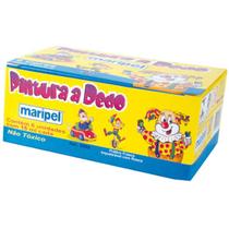 Tinta Pintura A Dedo 06 Cores 15Ml.