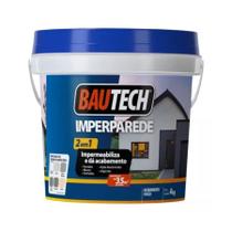 Tinta Pintura Emborrachada Bautech Imperparede 4kg Concreto