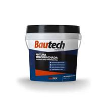 Tinta Pintura Emborrachada platina 04KG Bautech