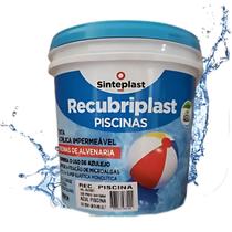 Tinta Piscina Alvenaria Recubriplast Azul 10 Litros Impermeabilizante