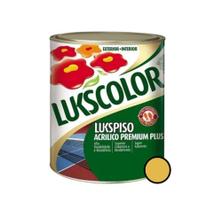 Tinta Piso 900ml Lukspiso 1/4 Lukscolor - Amarelo Demarcação Tinta Piso 900ml Lukspiso 1/4 Lukscolor - Amarelo Demarcação