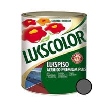Tinta Piso 900ml Lukspiso 1/4 Lukscolor - Cinza Chumbo Tinta Piso 900ml Lukspiso 1/4 Lukscolor - Cinza Chumbo