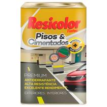 Tinta Piso Acetinado Resicolor Premium Verde 18L